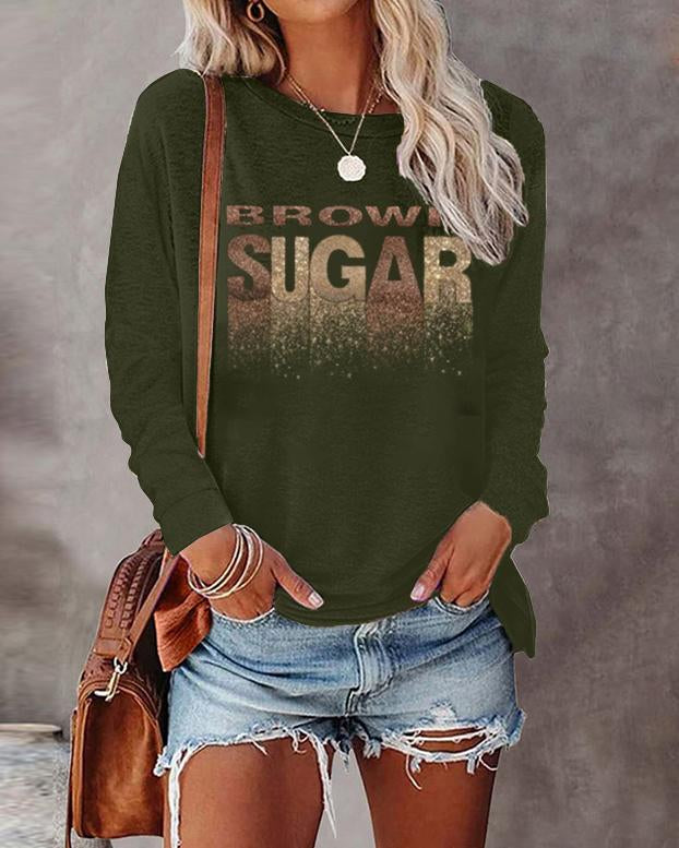 Brown Sugar Long Sleeve T-shirt
