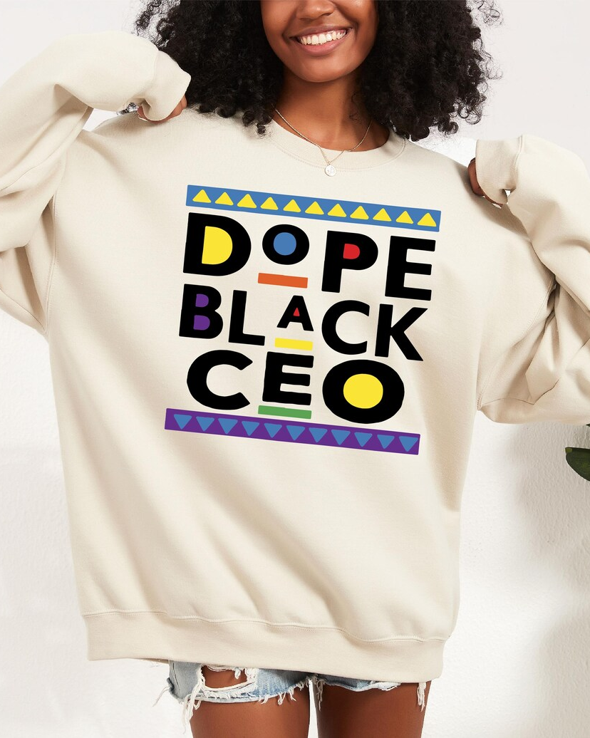 Dope Black CEO Crewneck Long Sleeve Sweatshirt