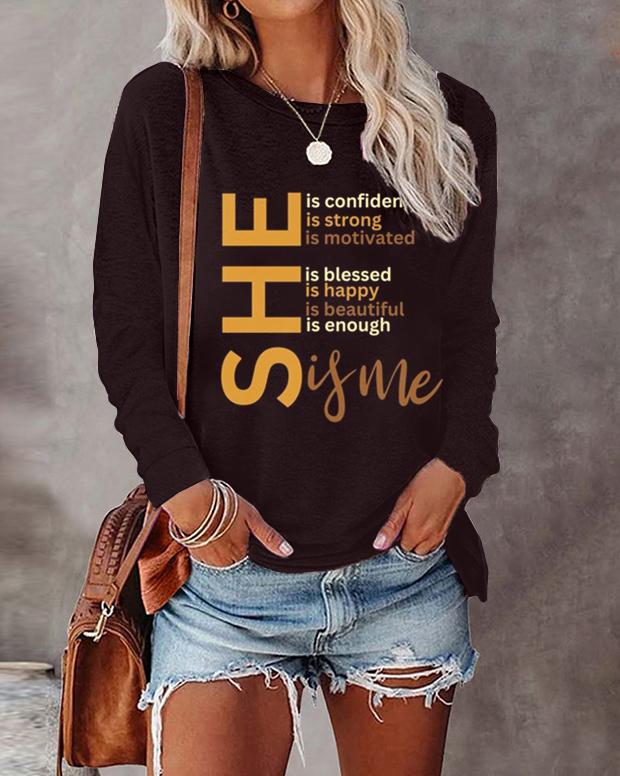 She Is Me Women Long Sleeve T-shirt