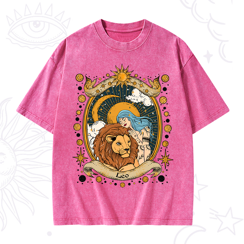 Leo Radiance Zodiac Washed T-Shirt