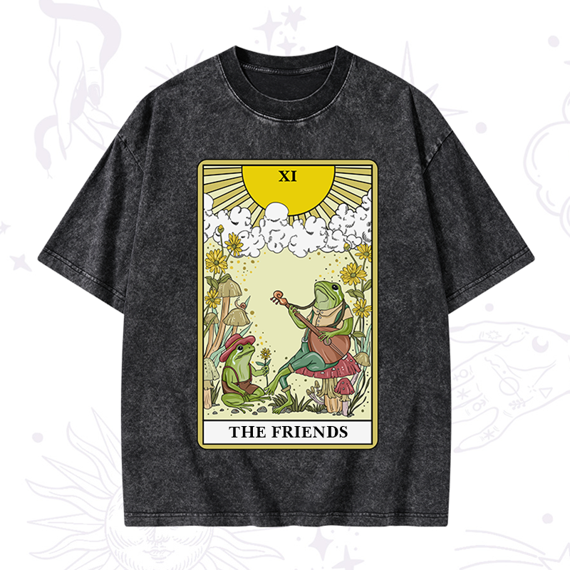 The Frendies Tarot Card Washed T-Shirt