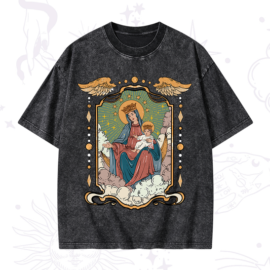 The Lady Of the Rosary Washed T-Shirt