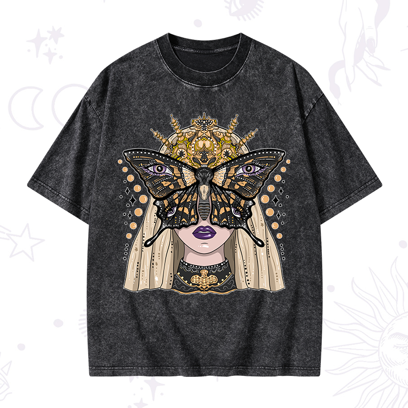 Butterfly Witchy Washed T-Shirt