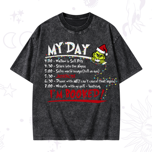 The Grinch Day Christmas Washed T-Shirt