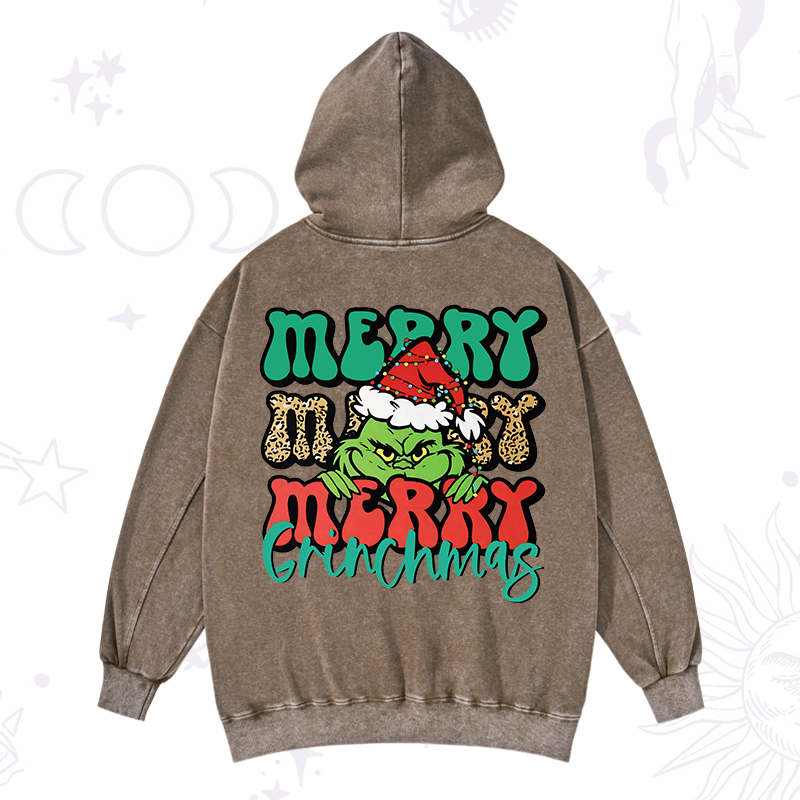 Merry Christmas Washed Hoodie