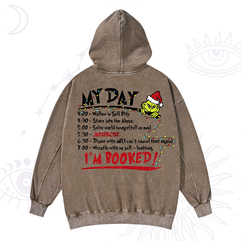 The Grinch Day Christmas Washed Hoodie