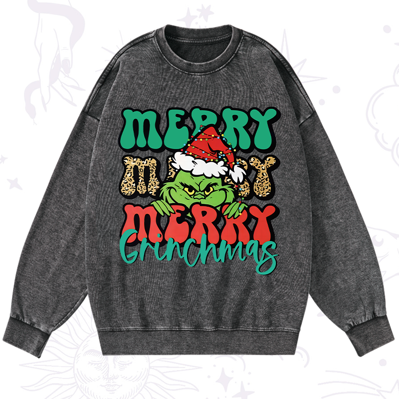 Merry Christmas Washed Sweatshirt