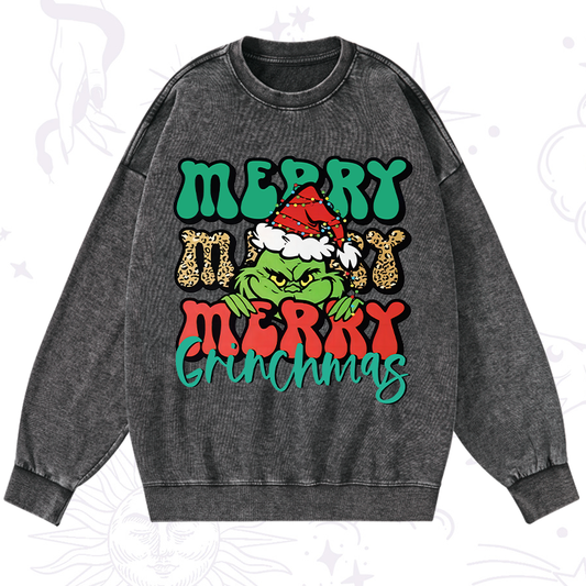 Merry Christmas Washed Sweatshirt