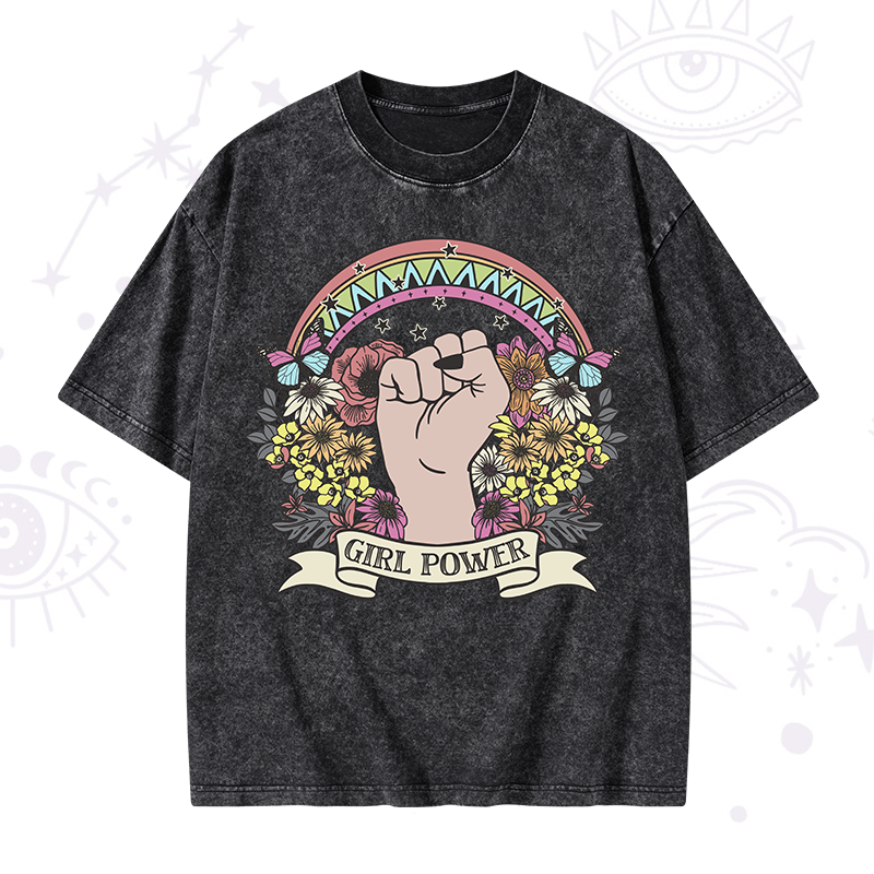 Girl Power Washed T-Shirt