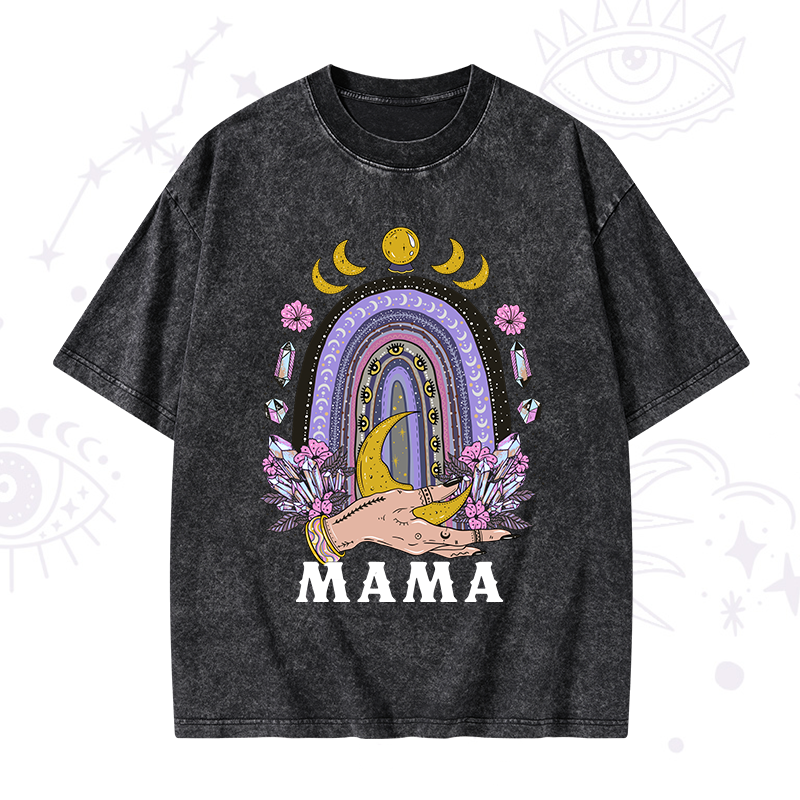 Gothic Mama Rainbow Washed T-Shirt