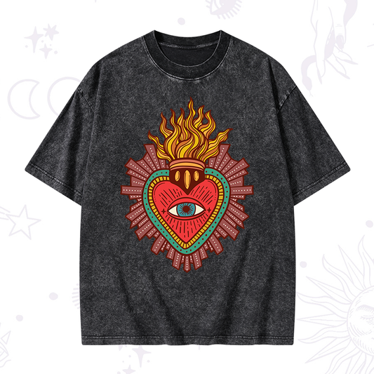 Sacred Heart Washed T-Shirt