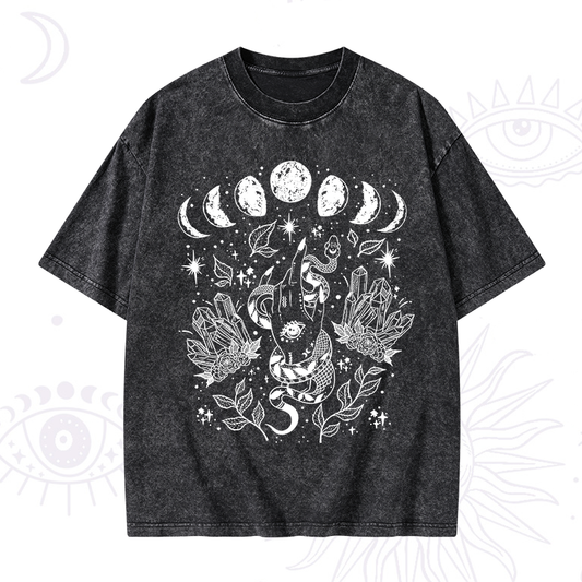 Reach For The Moon Washed T-Shirt