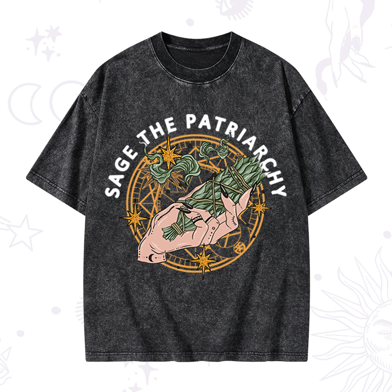 Sage The Patriarchy Washed T-Shirt