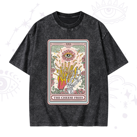 The Cheese Fries Tarot Washed T-Shirt