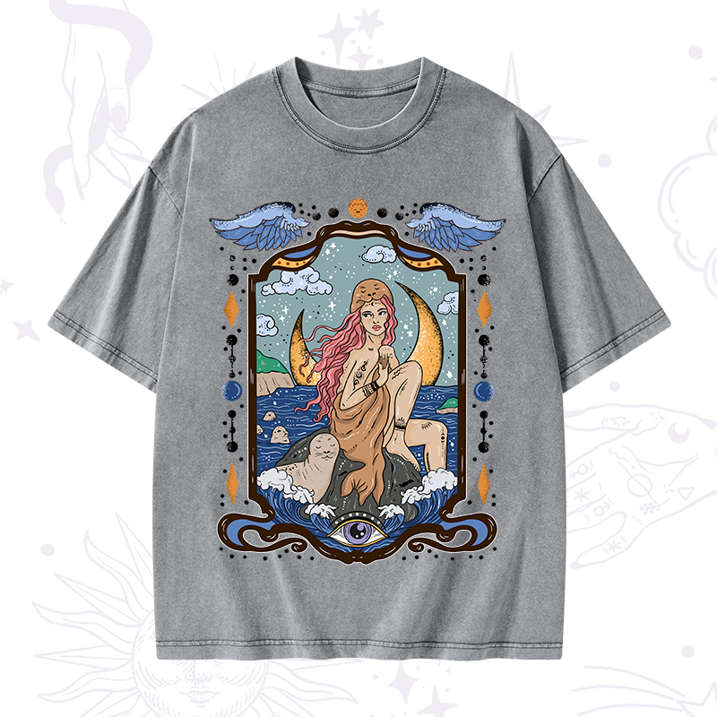 Selkie Woman Washed T-Shirt