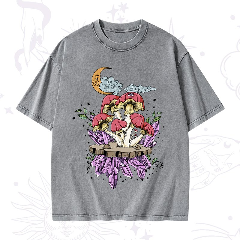 Fantasy Mushroom Washed T-Shirt