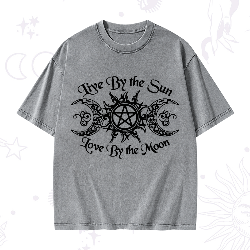 Hecate's Lunar Blessing Washed T-Shirt