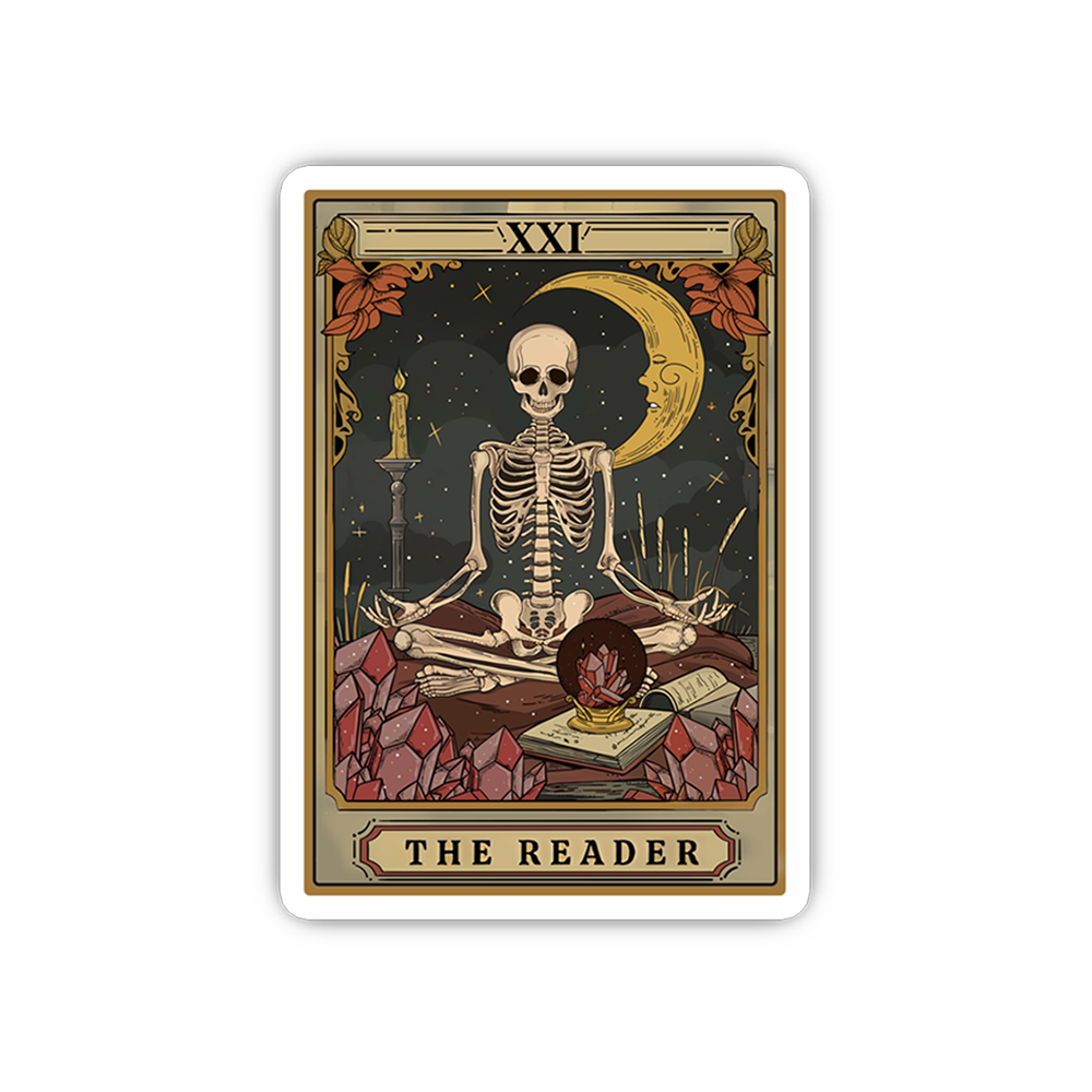 The Reader Tarot Sticker