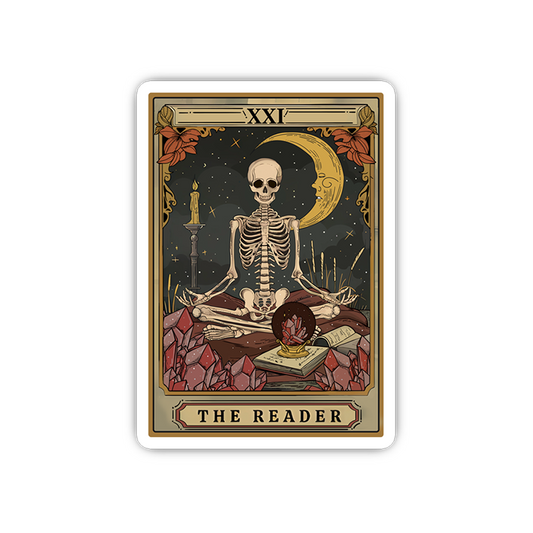 The Reader Tarot Sticker