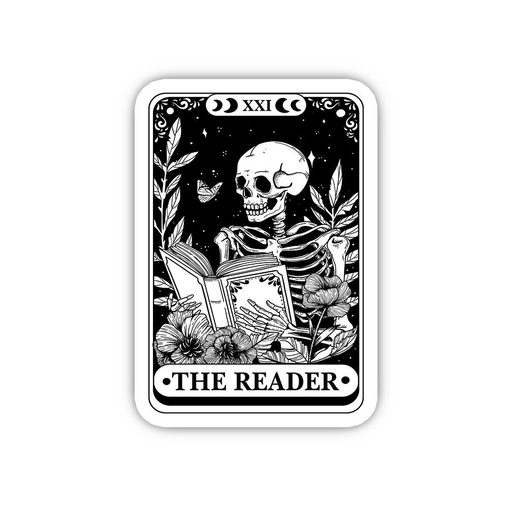 The Reader Tarot Card Sticker