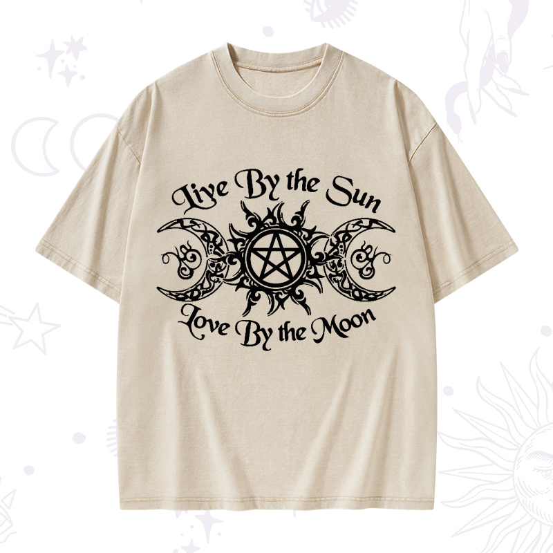 Hecate's Lunar Blessing Washed T-Shirt