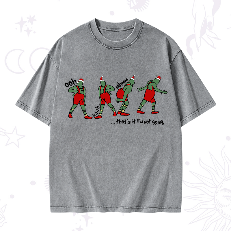 Ooh Mhmm Grinch Christmas Washed T-Shirt