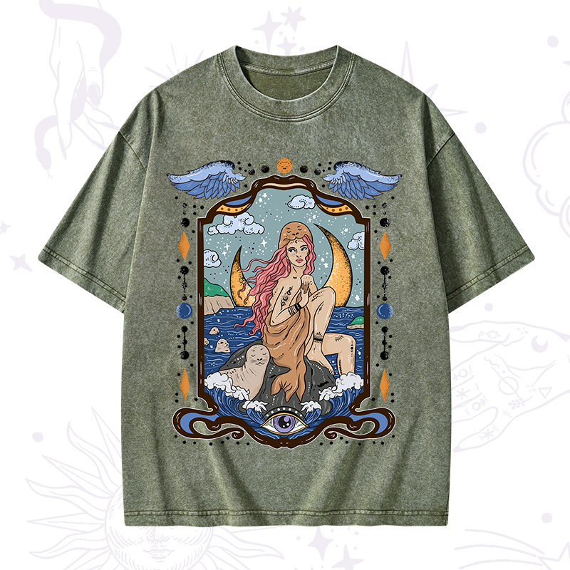 Selkie Woman Washed T-Shirt