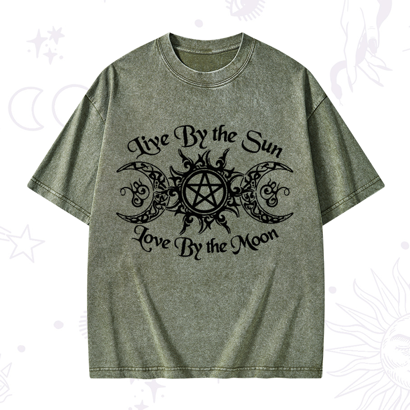 Hecate's Lunar Blessing Washed T-Shirt