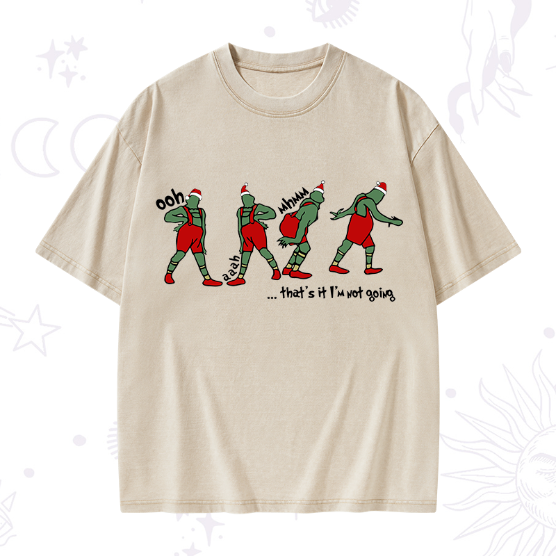 Ooh Mhmm Grinch Christmas Washed T-Shirt