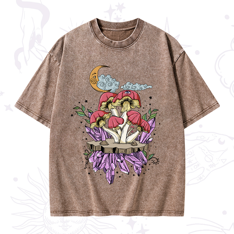 Fantasy Mushroom Washed T-Shirt