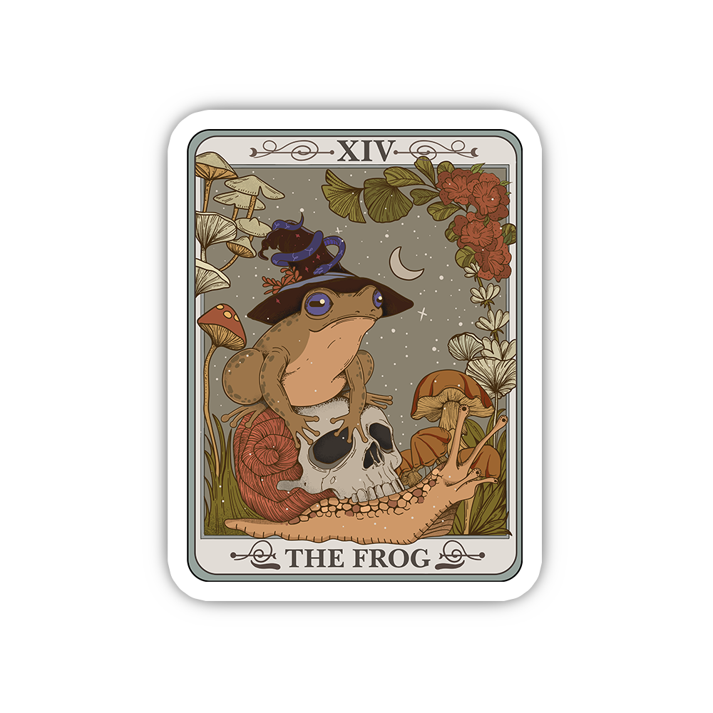 The Frog Tarot Sticker