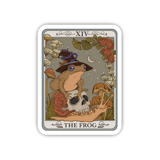 The Frog Tarot Sticker