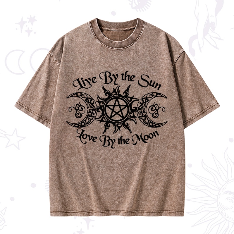 Hecate's Lunar Blessing Washed T-Shirt