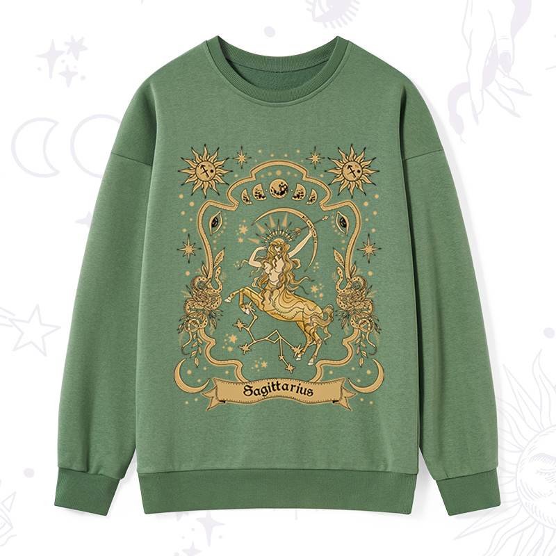 Sagittarius' Astral Mirage Zodiac Sweatshirt