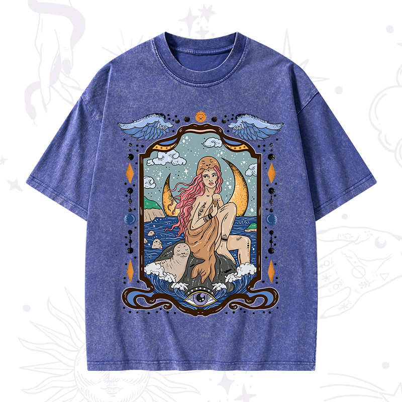 Selkie Woman Washed T-Shirt