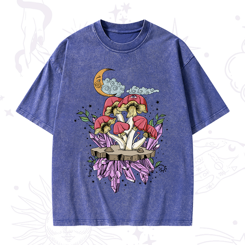 Fantasy Mushroom Washed T-Shirt