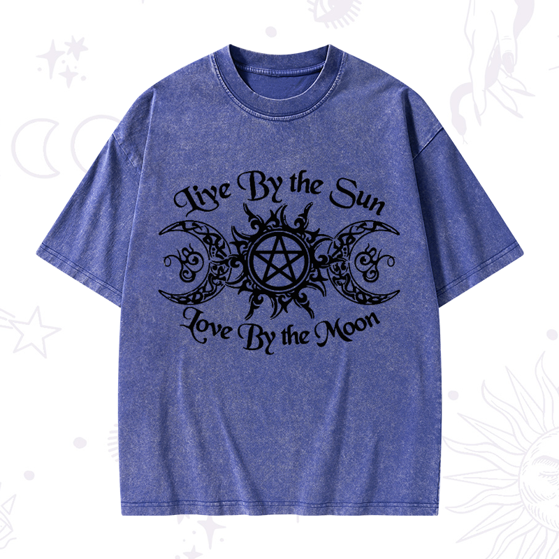 Hecate's Lunar Blessing Washed T-Shirt