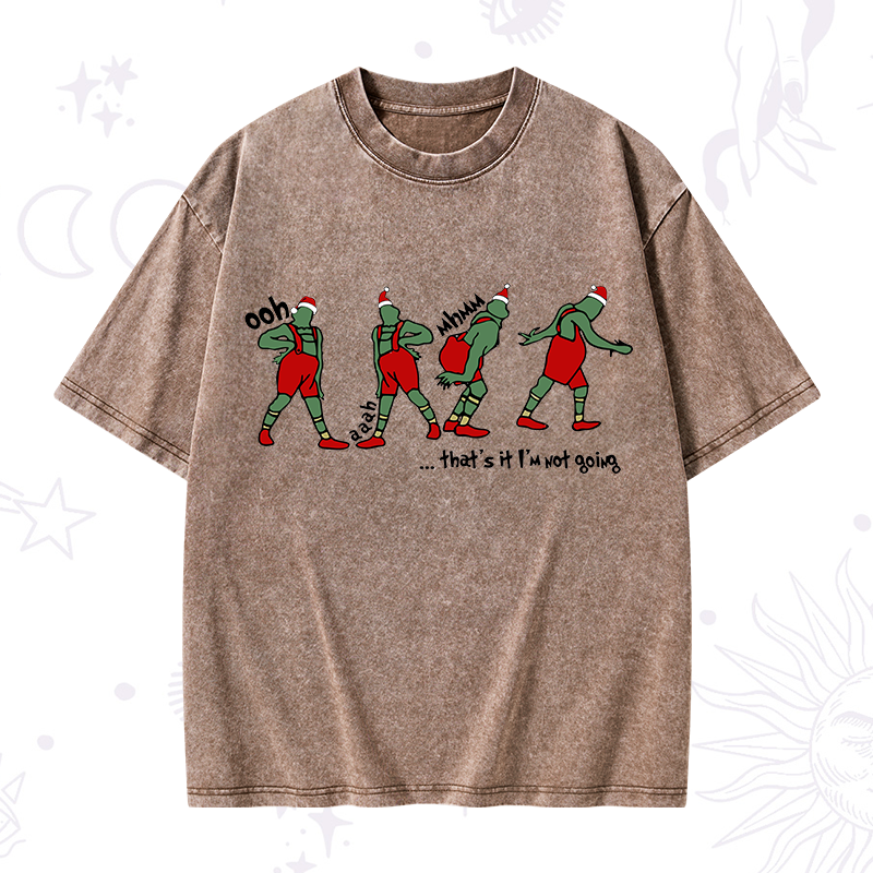 Ooh Mhmm Grinch Christmas Washed T-Shirt