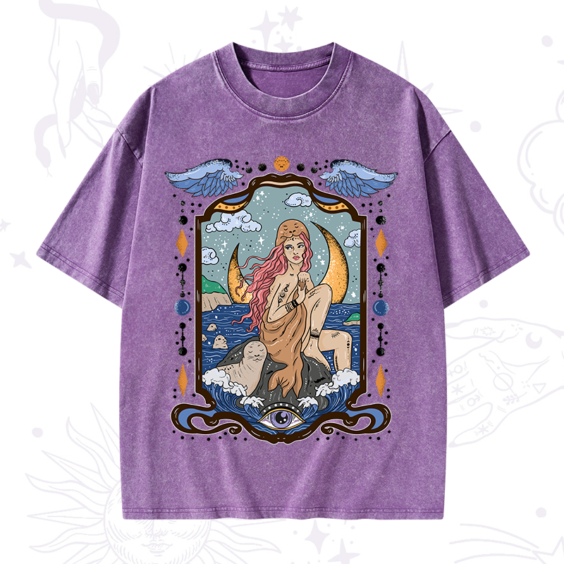 Selkie Woman Washed T-Shirt