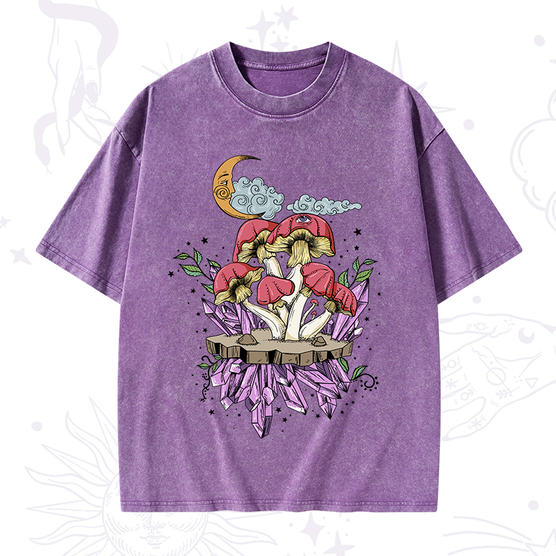 Fantasy Mushroom Washed T-Shirt