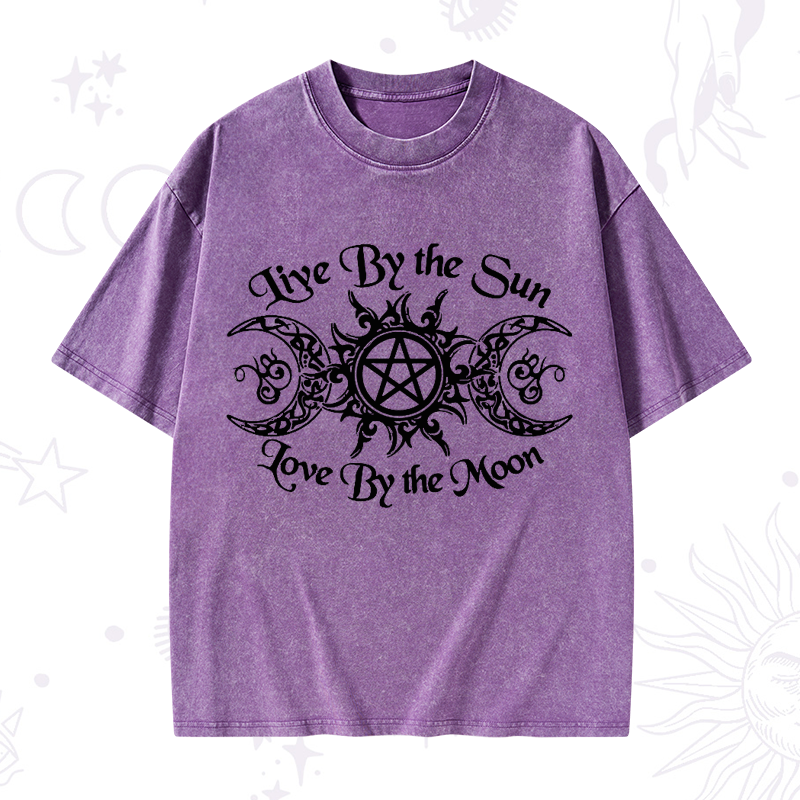 Hecate's Lunar Blessing Washed T-Shirt