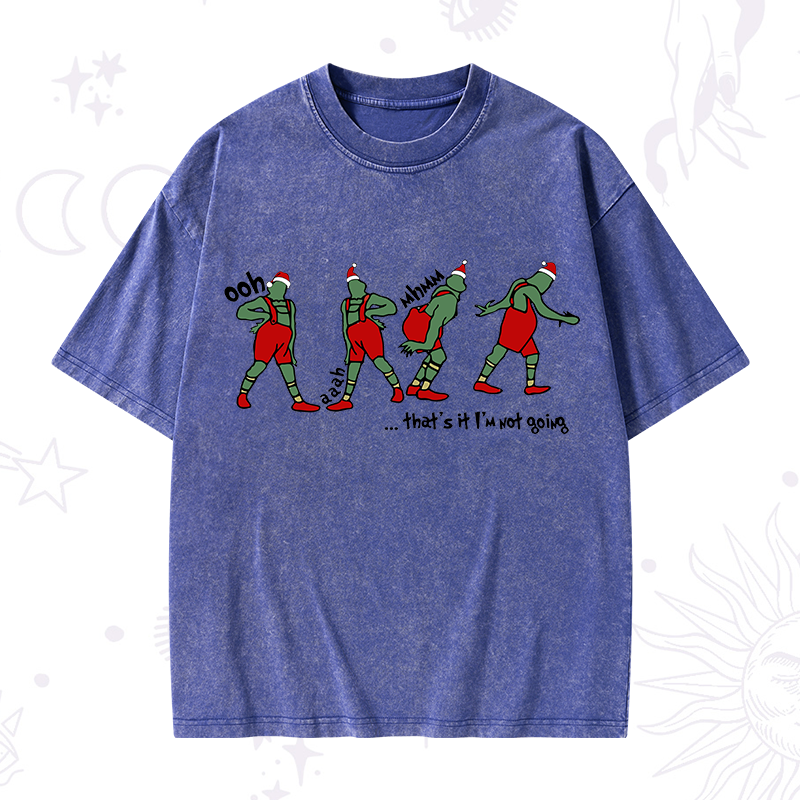 Ooh Mhmm Grinch Christmas Washed T-Shirt