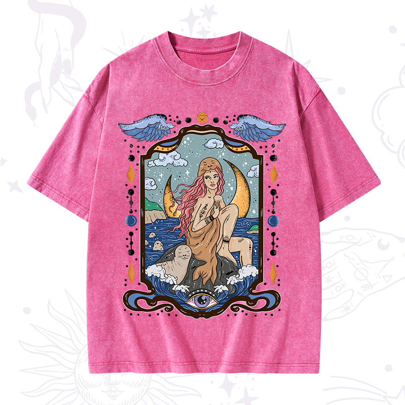 Selkie Woman Washed T-Shirt