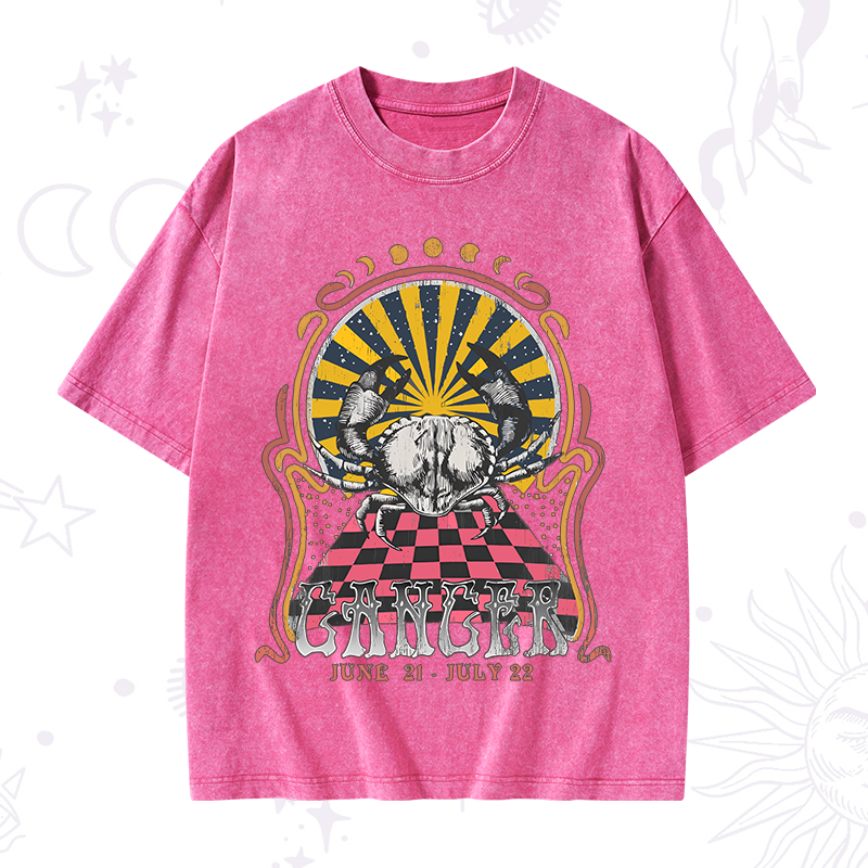 Cancer Crew Zodiac Washed T-Shirt