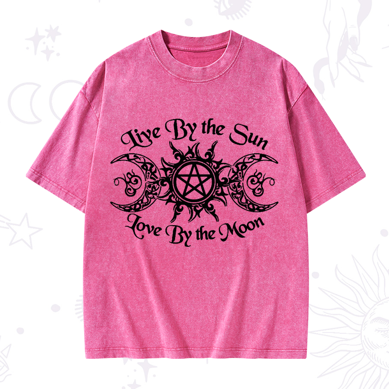 Hecate's Lunar Blessing Washed T-Shirt