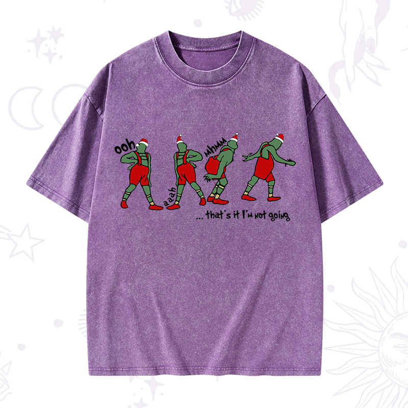 Ooh Mhmm Grinch Christmas Washed T-Shirt