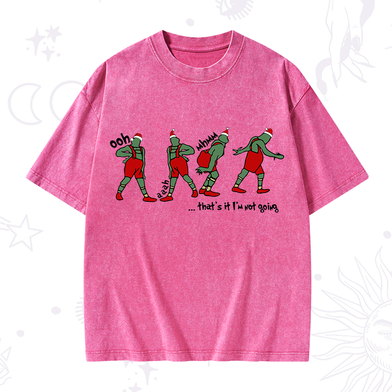 Ooh Mhmm Grinch Christmas Washed T-Shirt