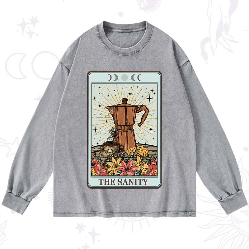 The Sanity Tarot Washed Long Sleeve Shirt