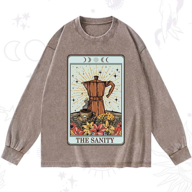 The Sanity Tarot Washed Long Sleeve Shirt