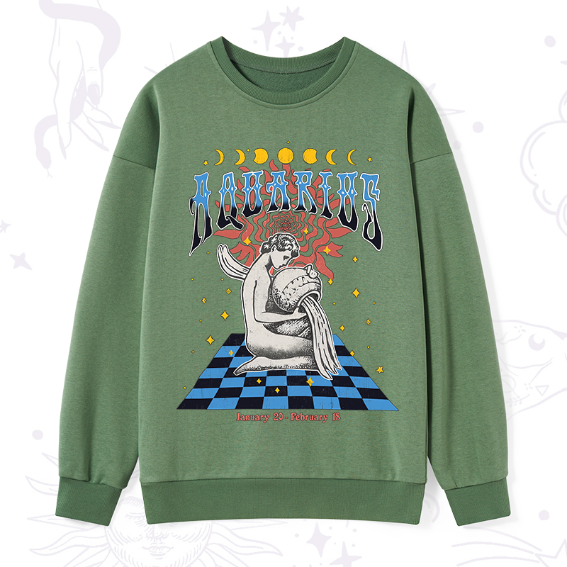 Aquarius Crew Zodiac Sweatshirt